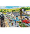 Puzzle da 1000 Pezzi - Premium Plus - Tea Time: The Village Station