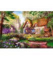 Puzzle da 1000 Pezzi - Premium Plus - Tea Time: The Woodland Cottage