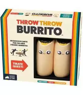 Throw Throw Burrito - Gioco di Carte e Azione per 2-6 Giocatori, Divertimento Esplosivo per Famiglie e Amici, 7+ Anni