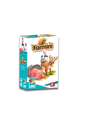 Farmini - Gioco da Tavolo per Bambini, Coltiva la Tua Fattoria e Vinci il Trofeo! 1-4 Giocatori, Divertente e Strategico!