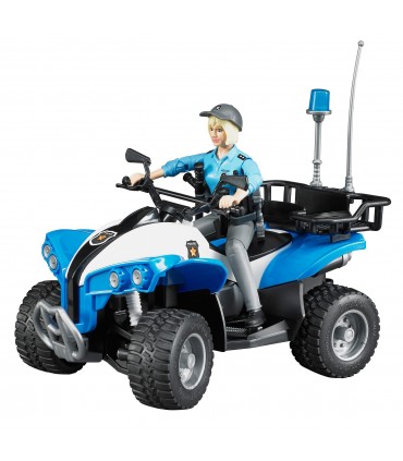  Quad Polizia con Poliziotta e Accessori 
