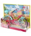 Barbie - Bicicletta Con Casco E Accessori