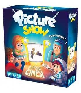 Picture Show - Gioco di Squadra per Famiglie e Amici, Divertimento con Ombre Cinesi per 2-8 Giocatori, Età 7+