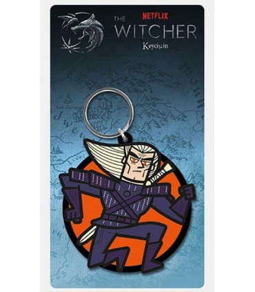 The Witcher Geralt Rubber Keychain