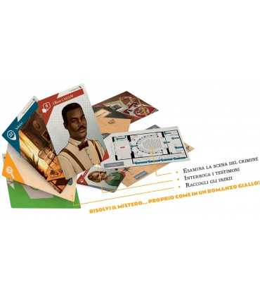 In Giallo - Gioco Cooperativo di Investigazione, Diventa Detective negli Anni '30, 1-8 Giocatori, 90 Minuti di Avventura!