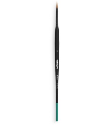 Vallejo Brush: Pennello Punta Tonda Setole Sintetiche No 1