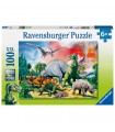 Puzzle da 100 Pezzi XXL - Dinosauri