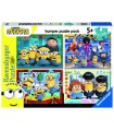 4 Puzzle da 100 Pezzi - Minions