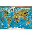 Puzzle da 300 Pezzi XXL - Animali del Mondo