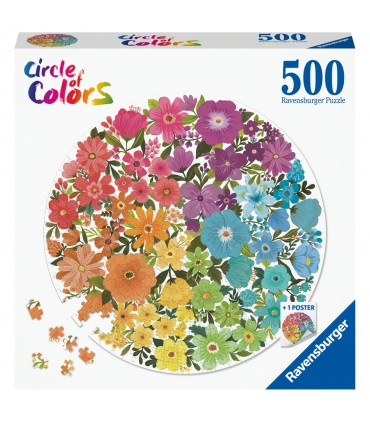 Puzzle da 500 Pezzi - Circle of Colors : Fiori