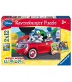 2 Puzzle da 12 Pezzi - Topolino,Minnie & Co.
