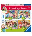 4 Puzzle in 1 - Cocomelon