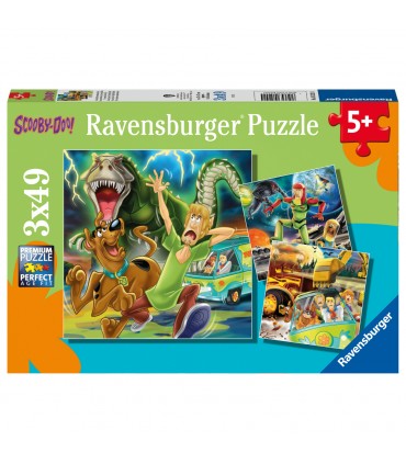 3 Puzzle da 49 Pezzi - Scooby Doo