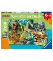 3 Puzzle da 49 Pezzi - Scooby Doo