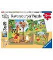 3 Puzzle da 49 Pezzi - Winnie the Pooh