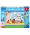 2 Puzzle da 12 Pezzi - Peppa Pig