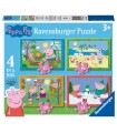 4 Puzzle in 1 - Peppa Pig: 4 Stagioni