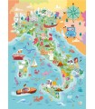 Puzzle da 125 Pezzi - Gigante da Pavimento: Mappa dell'Italia
