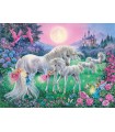 4 Puzzle da 100 Pezzi - Magici Unicorni