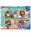 4 Puzzle da 42 Pezzi - Gabby's Dollhouse