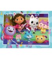 4 Puzzle da 42 Pezzi - Gabby's Dollhouse