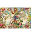 Puzzle da 3000 Pezzi - Mappamondo Flora e Fauna