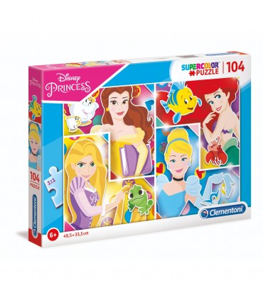 Puzzle da 104 Pezzi - Disney Princess: Collage