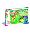 3 Puzzle da 48 Pezzi - Animali Savana