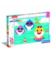 Puzzle da 24 Pezzi Maxi - Supercolor: Baby Shark