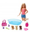 Barbie Doll/Pets - Puppy Bath Time Playset
