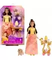 DISNEY PRINCESS LALKA BELLA ZESTAW PODWIECZOREK