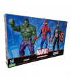 MARVEL 3PACK HULK SPIDERMAN CAP. AMERICA