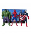 MARVEL 3PACK HULK SPIDERMAN CAP. AMERICA