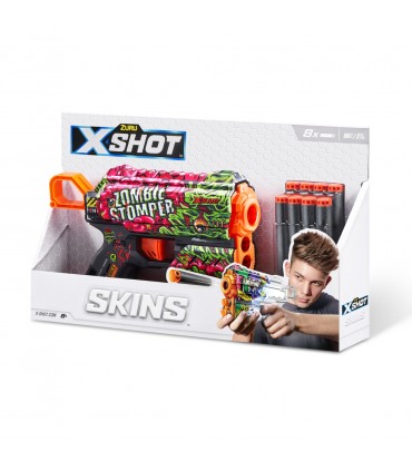 X-SHOT SKINS - FLUX con 8 dardi (Modello assortito)