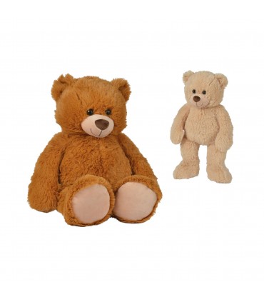 Orso peluche cm.43 - 2 asst colore beige e marrone 