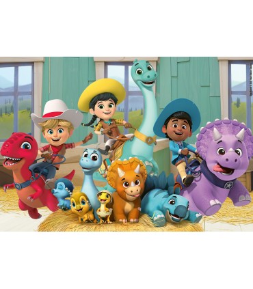 2 Puzzle da 24 Pezzi - Dino Ranch