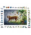 Puzzle da 500 Pezzi Legno - Tigre