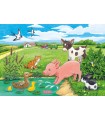 2 Puzzle da 12 Pezzi - Cuccioli di Campagna
