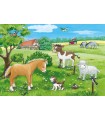 2 Puzzle da 12 Pezzi - Cuccioli di Campagna