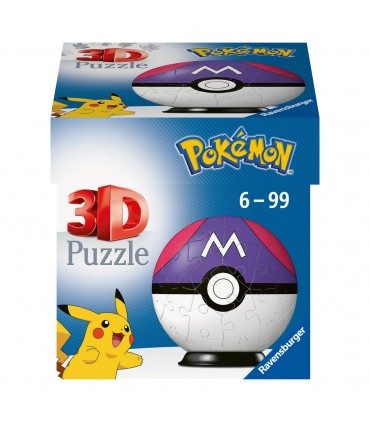 Puzzle da 54 Pezzi 3D - Pokémon Masterball Viola