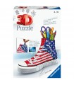 Puzzle da 108 Pezzi 3D - Sneaker Flag Portapenne