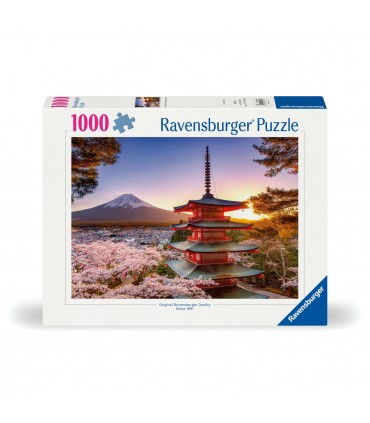 Puzzle da 1000 Pezzi - Ciliegi in fiore e Monte Fuji