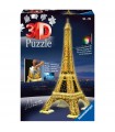 Puzzle da 216 Pezzi 3D - Tour Eiffel Night Edition