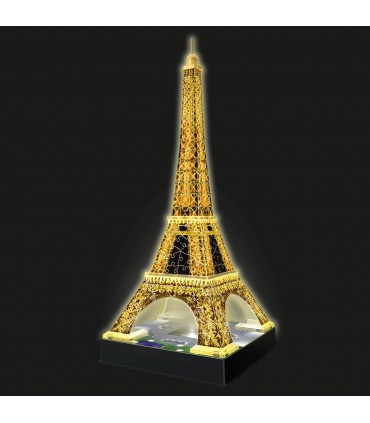 Puzzle da 216 Pezzi 3D - Tour Eiffel Night Edition