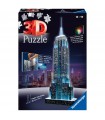 Puzzle da 216 Pezzi 3D - Empire State Building Night Edition