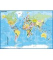 Puzzle da 200 Pezzi XXL - Mappa del Mondo
