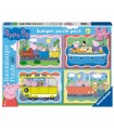 4 Puzzle da 42 Pezzi - Peppa Pig