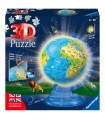Puzzle da 180 Pezzi 3D - Globo Night Edition