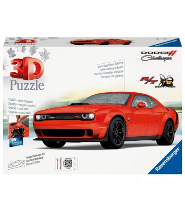 Puzzle da 108 Pezzi 3D - Dodge Challenger Scat Pack Red