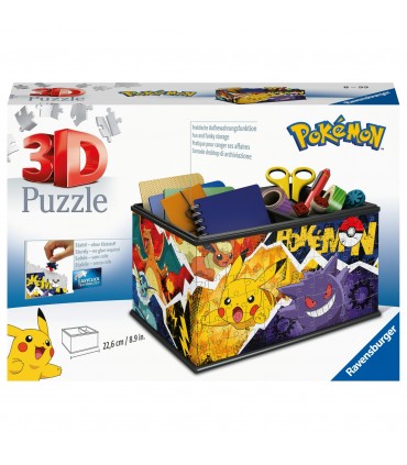 Puzzle da 216 Pezzi 3D - Storage Box: Pokémon